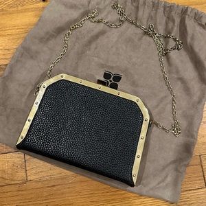 Black & Gold Hard Case BCBGMaxAzria bag